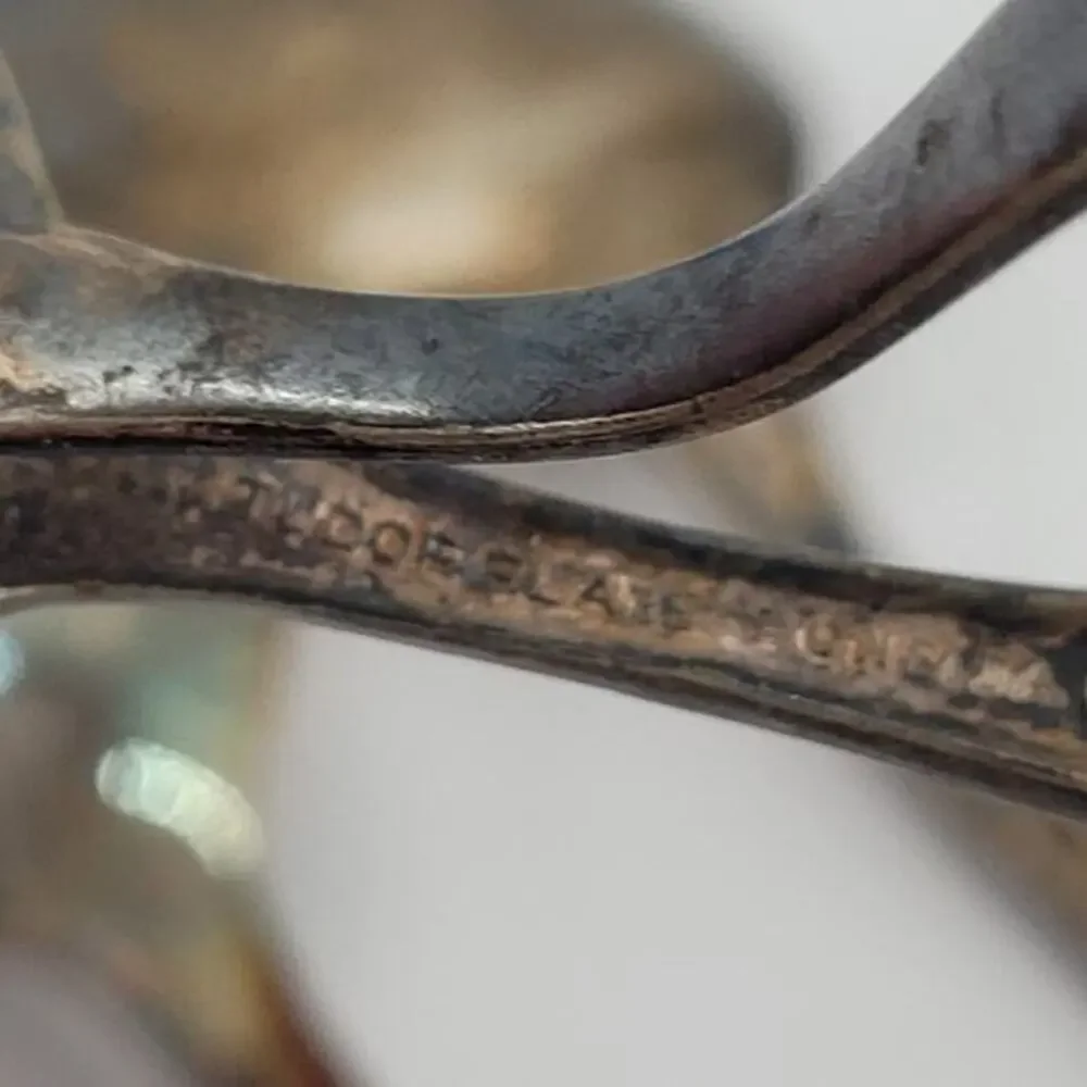 Lot of Antique Silver Plate Four Spoons‎ and Cocktail Fork